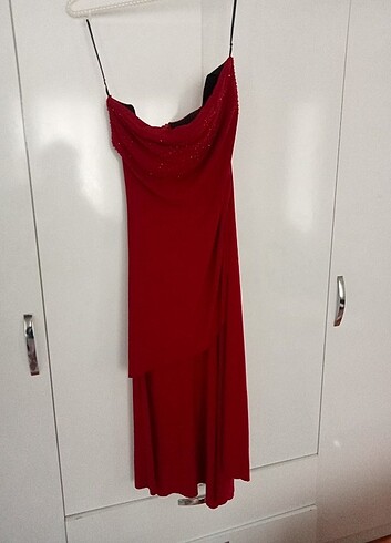 İkili abiye taşlı üst ve pantolon - Görsel 2