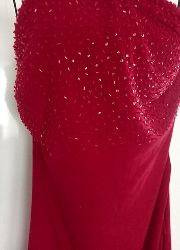 İkili abiye taşlı üst ve pantolon - Görsel 3