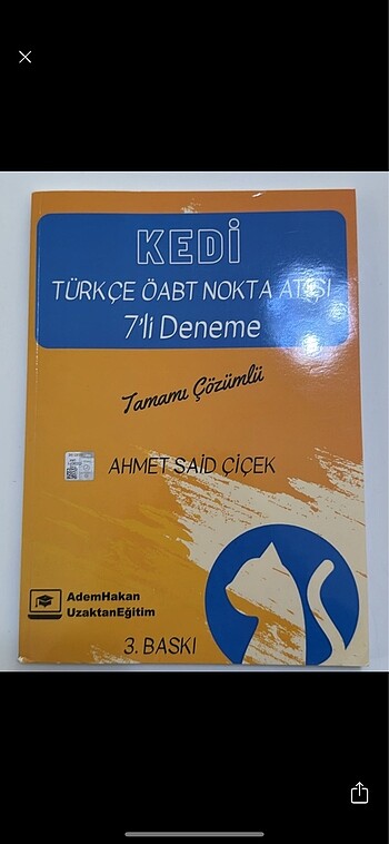 TÜRKÇE ÖABT DENEME SIFIR