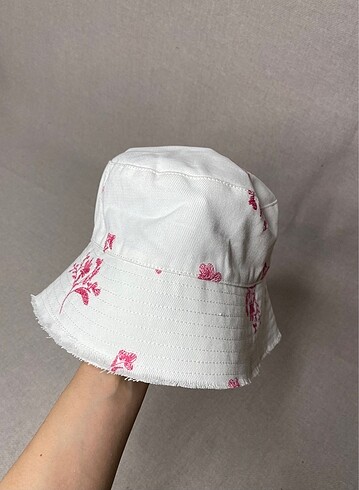 Beden Sıfır jean bucket şapka