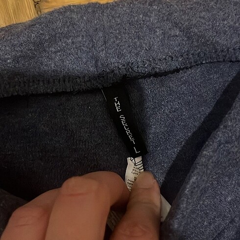 l Beden Dokuma İspanyol paça pantolon