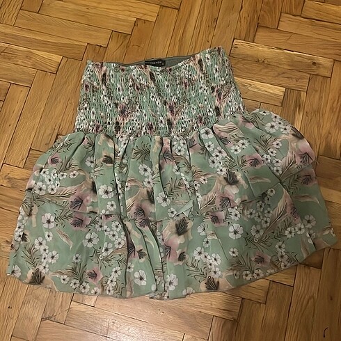 Mini lastikli etek