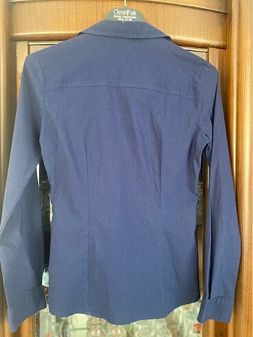 xs Beden lacivert Renk Gömlek / slim fit/ Defacto