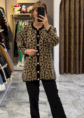 Leopar hırka