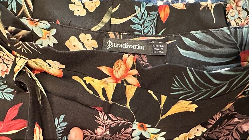 Stradivarius kumaş yazlık pantolon