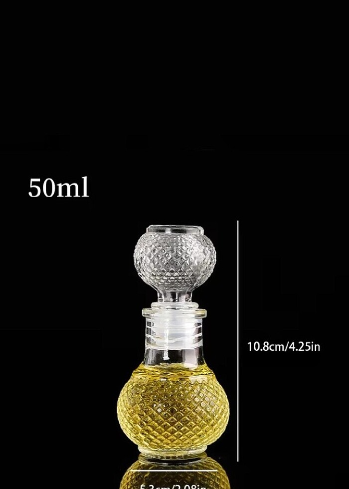 Michaeller
Şişe Tırtıklı Cam Kapaklı Boş Kolonya Parfüm Şişesi 5 - Görsel 2