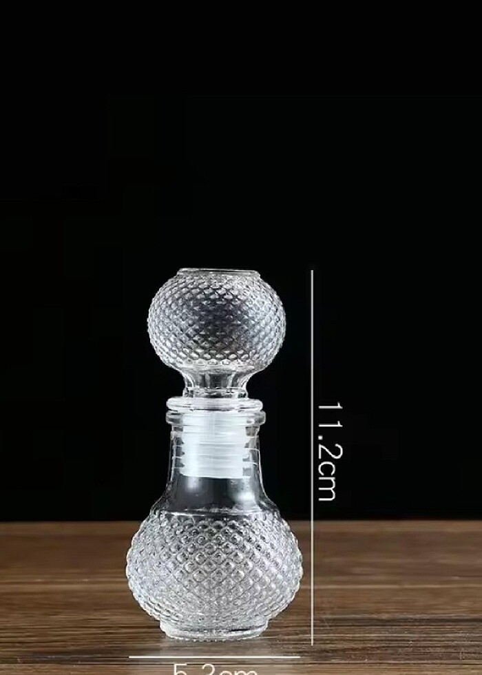 Michaeller
Şişe Tırtıklı Cam Kapaklı Boş Kolonya Parfüm Şişesi 5 - Görsel 3