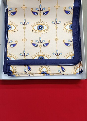 Saten fular rayon kumaş parlak bandana 50x50cm