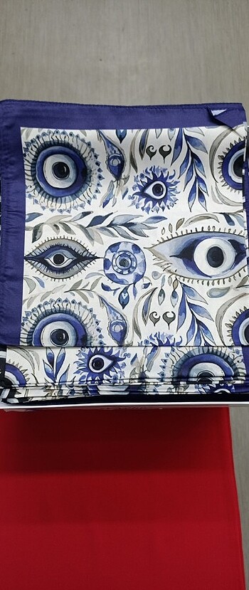 Saten fular rayon kumaş parlak bandana 50x50cm