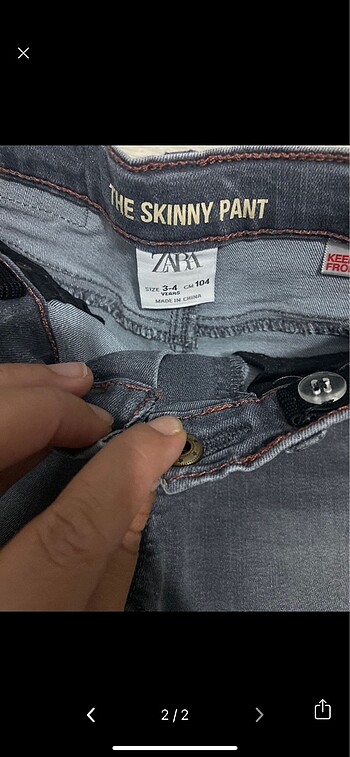 Zara Zara erkek çocuk jean