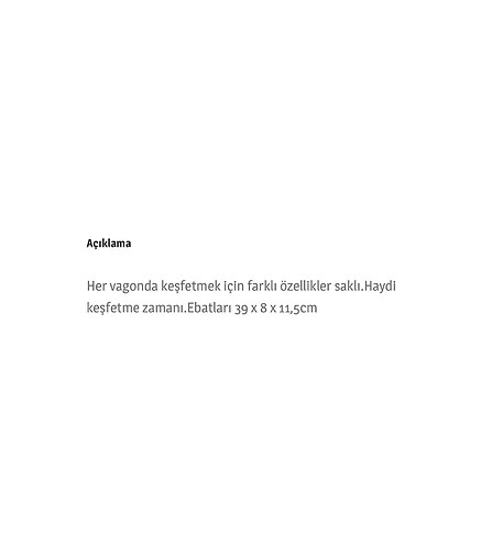  Beden Renk Hape ahşap 3 lü keşif treni 2 yaş