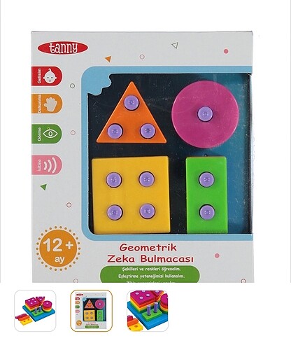 Fisher Price Tanny Geometrik zeka bulmacası