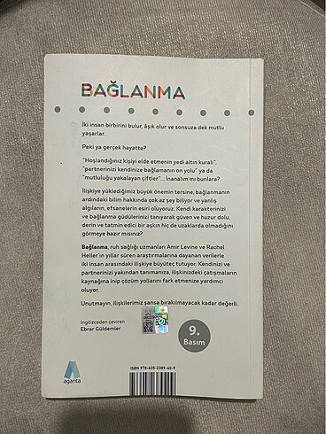 Bağlanma kitap