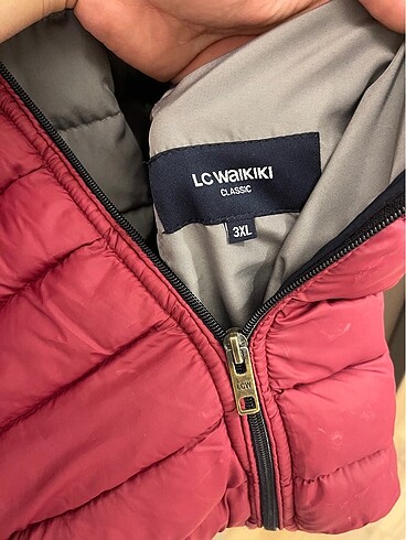 3xl Beden bordo Renk Şişme mont