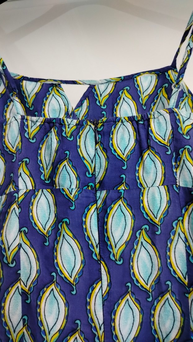 XS beden Bohem Çok Renkli Desenli Uzun Hamile Eteği - Görsel 4