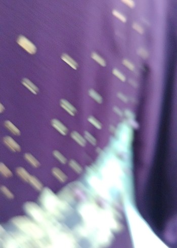 42 beden Uzun Mor İşlemeli Kadın Abiye - Görsel 3