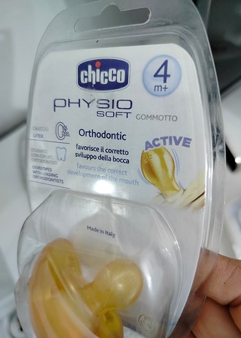 Chicco Chicco Ortodontik Sarı Emzik 4 Ay+