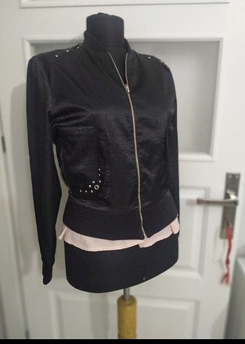 Siyah Mini Goth Kadın Ceket36 beden