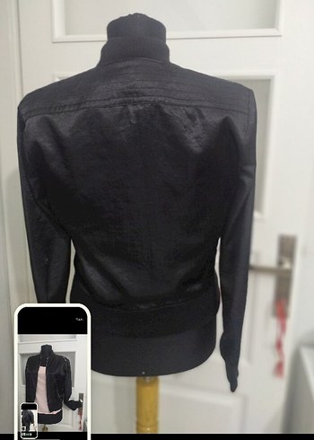 Diğer Siyah Mini Goth Kadın Ceket36 beden