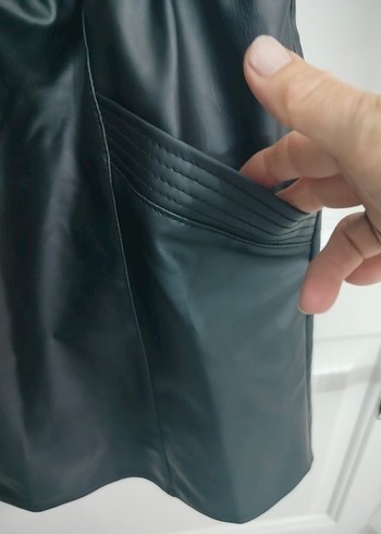 40 Beden 40 beden lastıklı derı etek