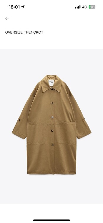 Zara Zara trençkot
