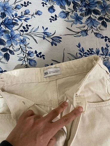 34 Beden beyaz Renk Zara jean