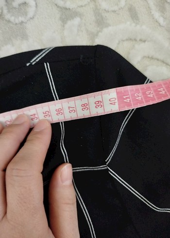 Siyah Ekoseli Kadın Uzun Kollu Gömlek - Görsel 5