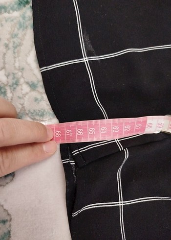 Siyah Ekoseli Kadın Uzun Kollu Gömlek - Görsel 4