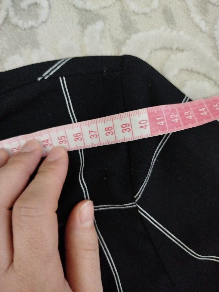 Siyah Ekoseli Kadın Uzun Kollu Gömlek - Görsel 5