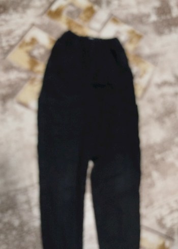 Siyah Rahat Kesim kız çocuk Kot Pantolon - Görsel 2