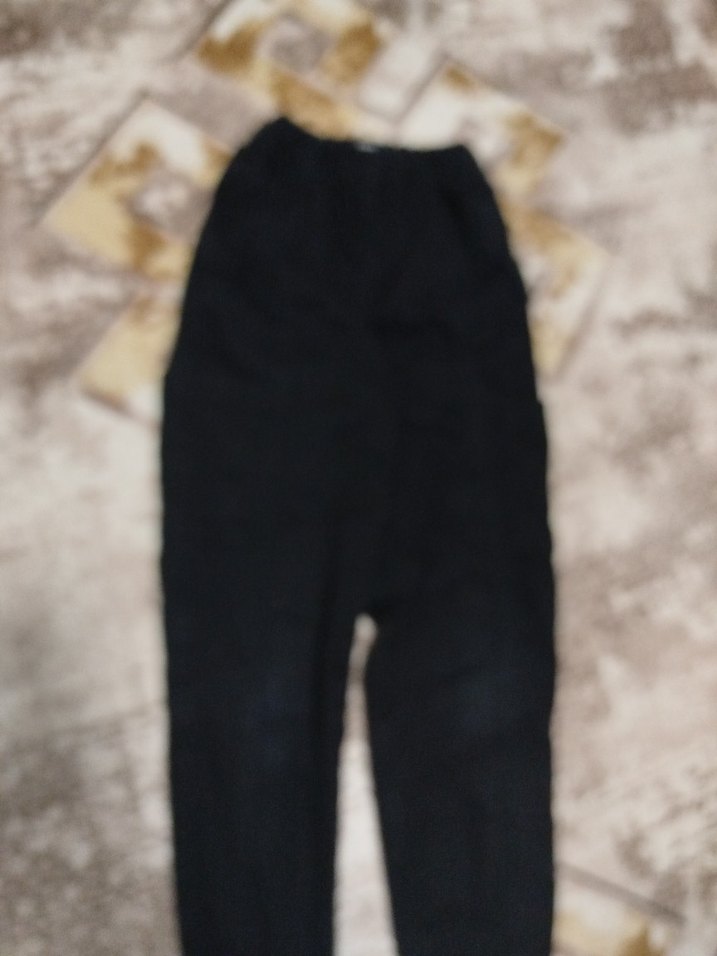 Siyah Rahat Kesim kız çocuk Kot Pantolon - Görsel 2