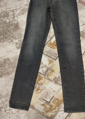 Gri Tie-Dye kız çocuk pantolon - Görsel 2