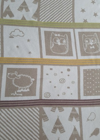 Çocuk Battaniyesi Çok Renkli Desenli - Görsel 6