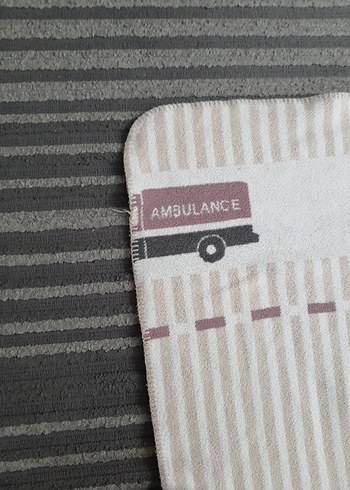 Desenli Gri Çocuk Battaniyesi - Görsel 4