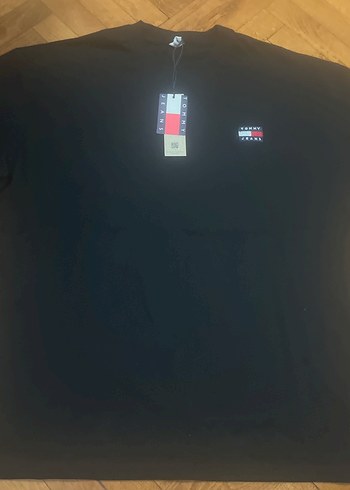 Tommy Hilfiger Siyah Bisiklet Yaka Tisort