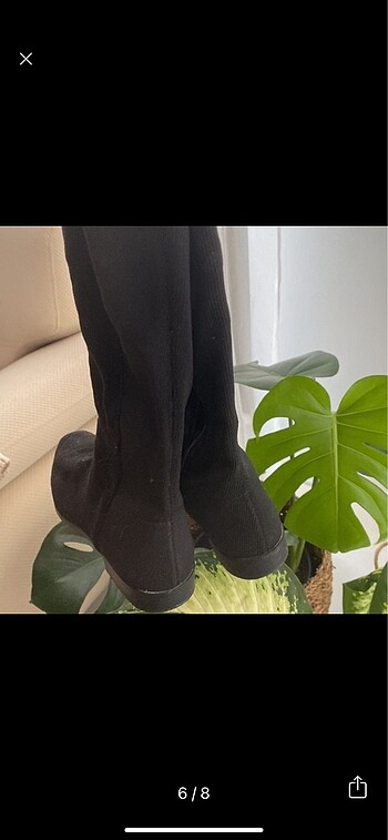 36 Beden siyah Renk Mango çorap çizme