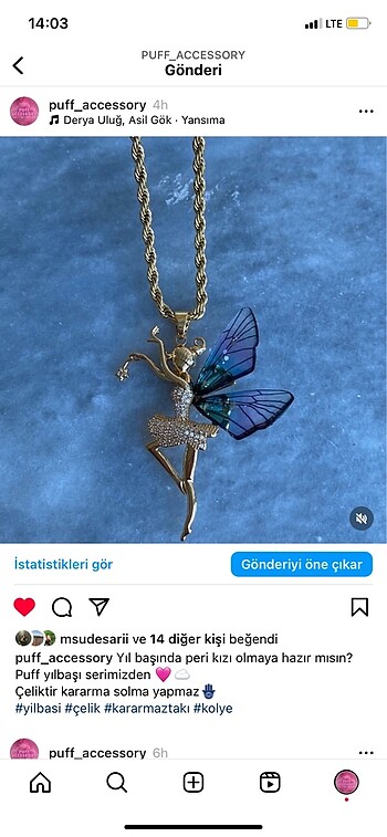 Kar kolye Çelik küpe