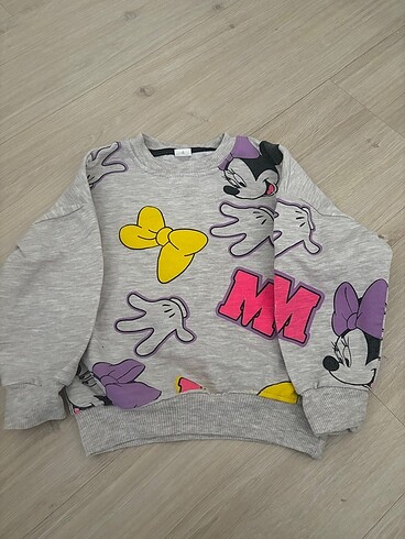 Kız Çocuk Minnie Mouse Sweatshirt