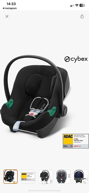 Cybex Bebek puset ana kucağı (0-13) kg