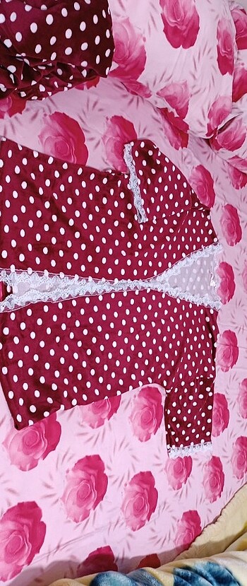 Kadife üçlü pijama takımı 