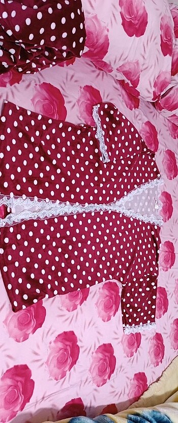 Penti Kadife üçlü pijama takımı 