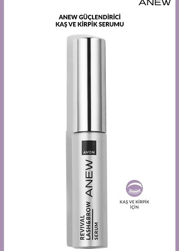 Avon Gri Kirpik Canlandırıcı Serum - Görsel 2