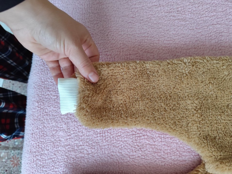 Yeni ,Kahverengi Kürklü Bebek Tulumu - Görsel 4