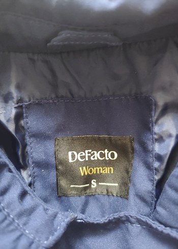 Düğmeli Lacivert Midi Kadın Trençkot - Görsel 3