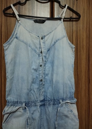 LCW Jeans Kız  çocuk buz mavi tulum - Görsel 2