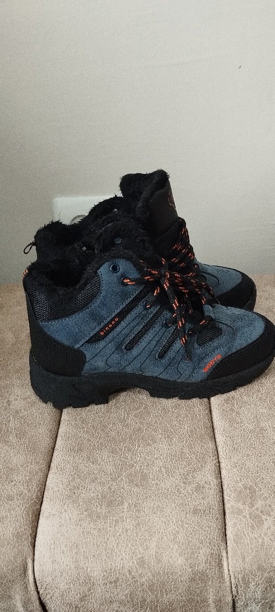 Koyu Mavi Erkek Çocuk Kaymaz Bot - Görsel 3