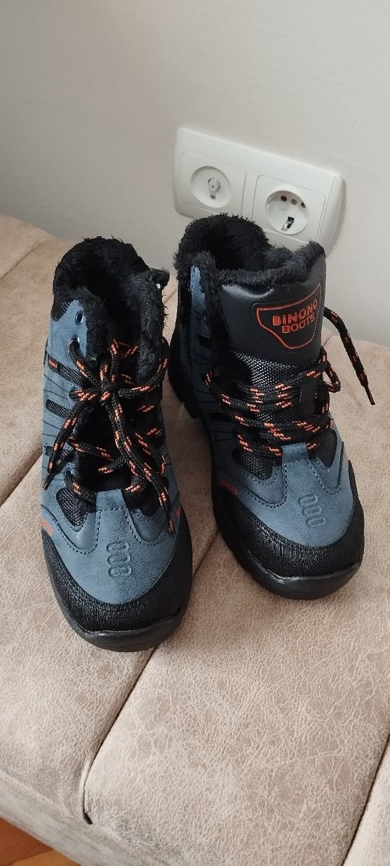 Koyu Mavi Erkek Çocuk Kaymaz Bot - Görsel 2