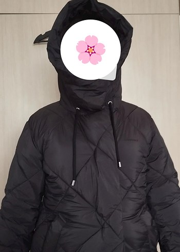 Siyah Fermuarlı Kadın Kışlık Mont - Görsel 7