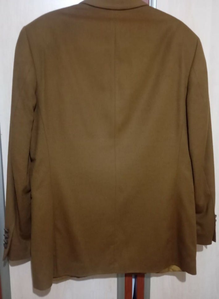 Bej Düğmeli Erkek Ceket - Görsel 2