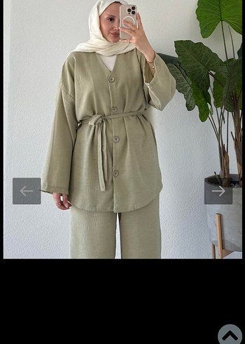Kuşaklı Uzun Kesim Kadın Keten Kimono
